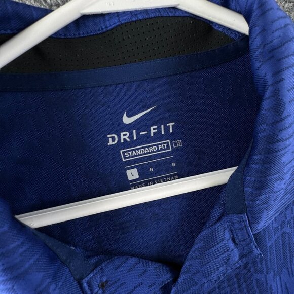 University Of Cumberlands Nike Dri Fit Polo Shirt Size Large Blue Men Adult - Picture 7 of 9